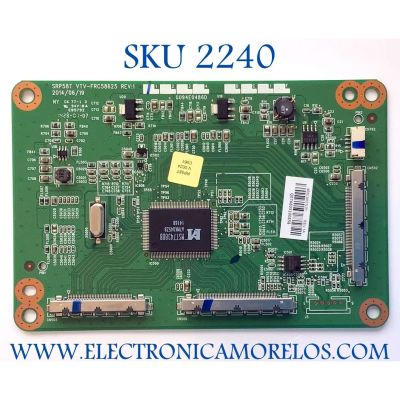 FRC TOSHIBA / NUMERO DE PARTE 465C5A51L01 / VTV-FRC58625 REV :1 / Q07A805100858 / PANEL V650HP1 / MODELO 65L5400U